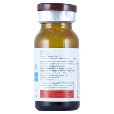 PANTOLITE 40 Injection 1's - Ulcer/Reflux/Flatulence-Aaa