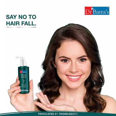 Dr Batra's Dandruff Cleansing Shampoo 500 ml + Hair Fall Control Serum 125 ml - Hair Treatment