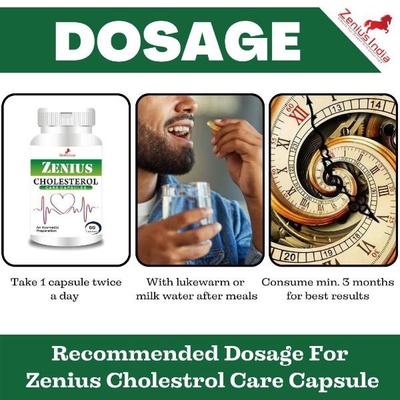 Zenius Cholesterol Care Capsule 60's - Speciality Medicines