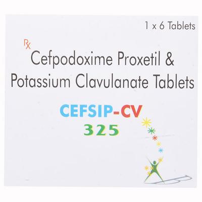 CEFSIP CV 325 Tablet 6's - Bacterial Infections-Cep