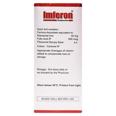 Imferon Suspension 200ml - Iron Supplement/Anaemia-Vma
