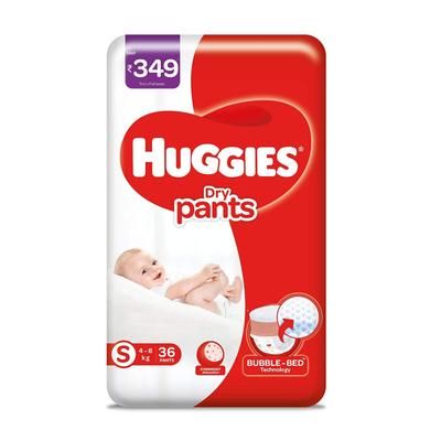 Huggies Dry Diaper Pants (S) 36's - Diapers & Wipes