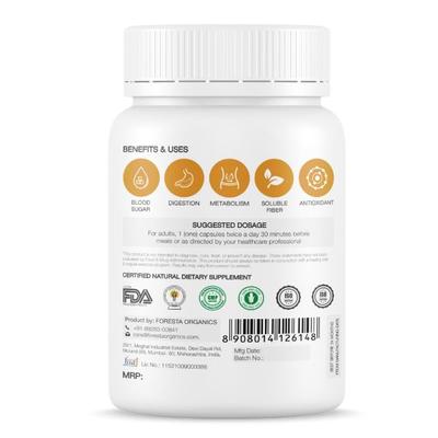 Foresta Organics Gluco Health Vegan Capsule 60's - Diabetes Care (Ayush)