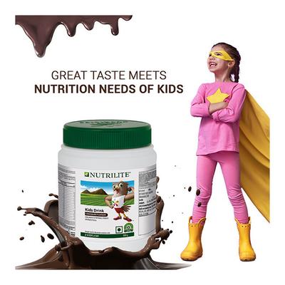 NUTRILITE KIDS DRINK CHOCOLATE FLAVOUR POWDER 500GM - Kids Nutrition