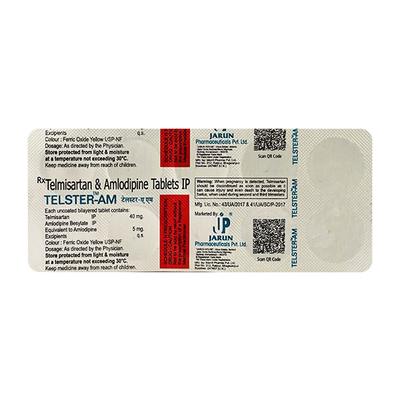 Telster Am 40Mg Tablet 10's - Hypertension-Ana