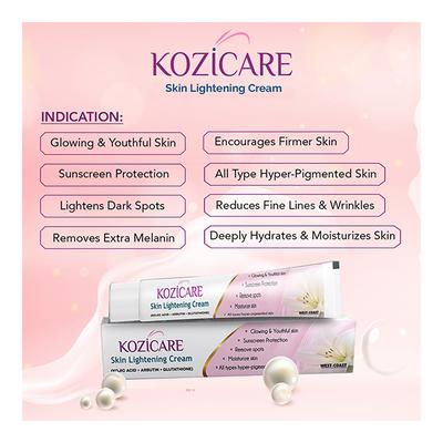 Kozicare Skin Lightening Cream 15 gm - Face Creams