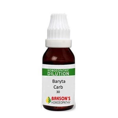 Bakson's Baryta Carb 30 CH Liquid 30 ml - Dilutions