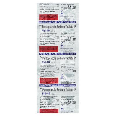 PID 40mg Tablet 10's - Ulcer/Reflux/Flatulence-Aaa