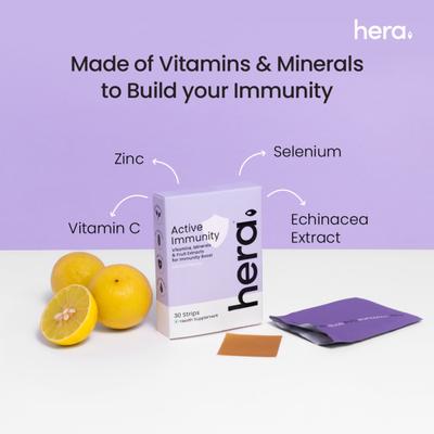 Hera Active Immunity Health Supplement Strips (Pack of 2 X 30's) 1's - Multi-Vitamins