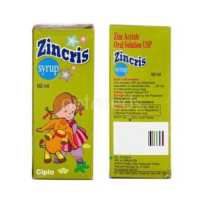 Zincris Syrup 60ml - Supplements-Vam