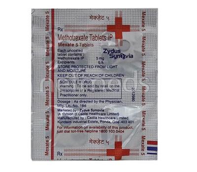 Mexate 5mg Tablet 4'S - Cancer Oncology-Cyt