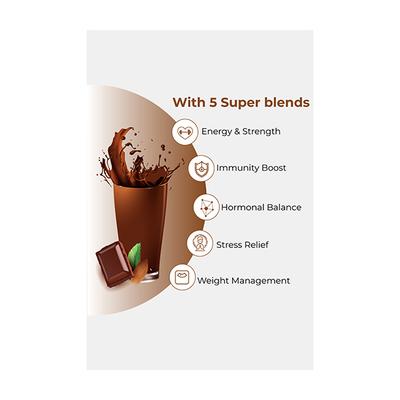 &Me Women's Daily Protein & Wellness Shake Powder - Choco Almond (Pack of 9 x 16.5 gm) - Health Products