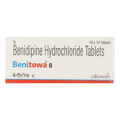 Benitowa 8mg Tablet 10'S - Hypertension-Cal