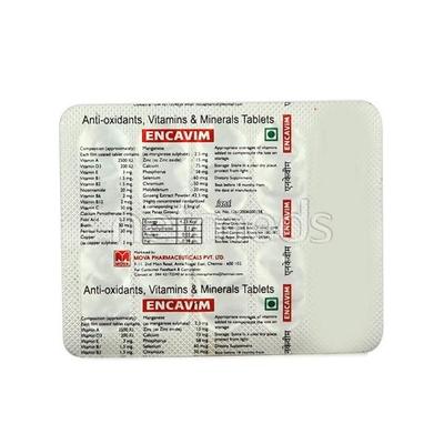 Encavim Tablet 10'S - Supplements-Vit