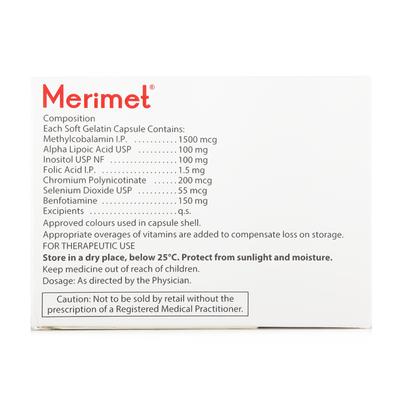 Meric Tablet Merimet Capsule 10'S
