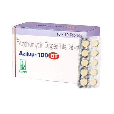 Azilup DT 100mg Tablet 10'S - Bacterial Infections-Mac