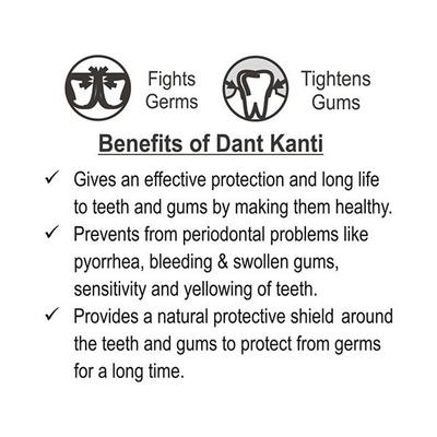 Patanjali Dant Kanti Tooth Paste - Aloevera Gel 80 gm - Toothpaste