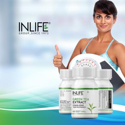 INLIFE Green Tea Extract Capsule 60's - Weight Loss