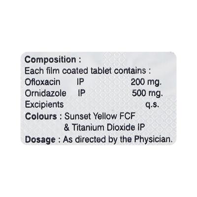 Eldeflox Oz Tablet 10'S - Bacterial Infections-Qui