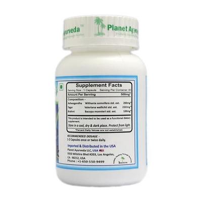 Planet Ayurveda Stress Support Capsules 60's - Speciality Medicines