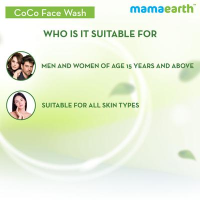 Mamaearth Face Wash - CoCo 100 ml - Face Wash & Cleansers