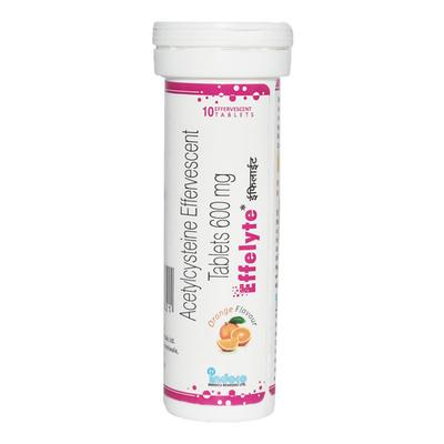 EFFELYTE 600 ORANGE FLAVOUR Effervescent Tablet 10's - Cough And Cold-Cou