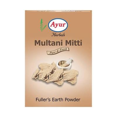 Ayur Herbal Face Pack - Multani Mitti  100 gm - Face Packs