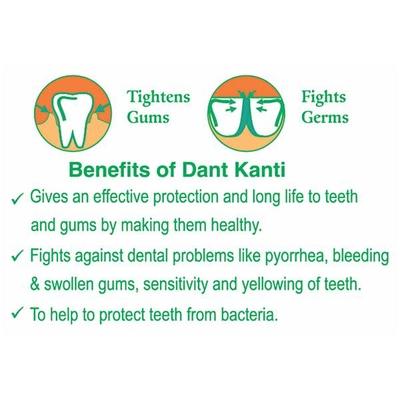 Patanjali Dant Kanti Tooth Paste - Natural 50 gm - Toothpaste