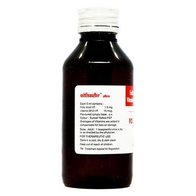 FOLICTIN Syrup 100ml - Iron Supplement/Anaemia-Vma