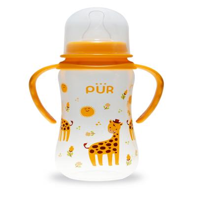 Pur Feeding Bottle with Handle - Yellow 250 ml - Feeding & Nursing