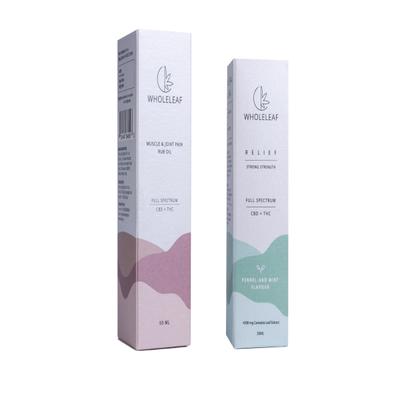 Wholeleaf Relief Medium Strength Oil - Fennel and Mint 30 ml + Muscle & Joint Pain Rub Oil 50 ml - Pain Relief (Ayush)