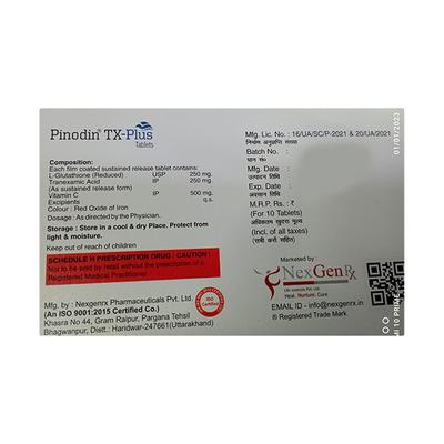 PINODIN TX PLUS Tablet 10's - Hyperpigmentation-Oth