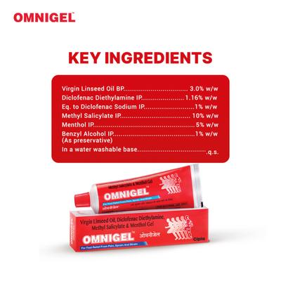 Omnigel Gel(Topical) 75gm - Gel/Cream