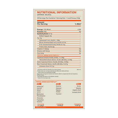 MuscleBlaze Fuel One Whey Protein Immunity+ Powder - Cafe Mocha 1 kg - Workout Essentials