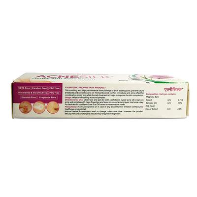 GreenCure AcneSilk Herbal Anti Acne Cream 15 gm - Personal Care (Ayush)