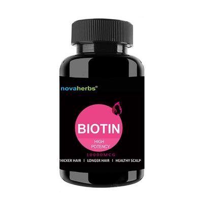 Novaherbs Biotin 10000 mcg Capsule 60's - Hair & Skin