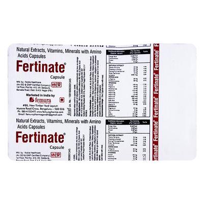 FERTINATE Capsule 10's - Supplements-Vam