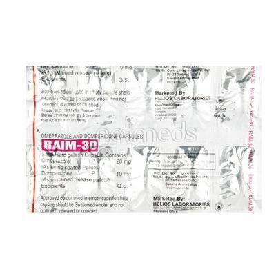 Raim 30mg Capsule 10'S - Ulcer/Reflux/Flatulence-Aaa