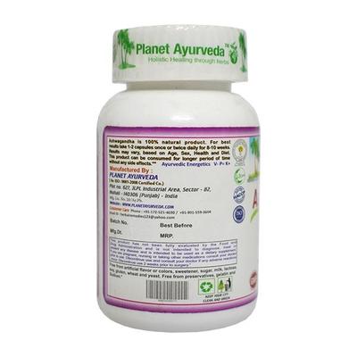 Planet Ayurveda Ashwagandha Capsules 60's - Ashwagandha