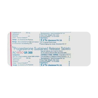 Posito SR 300mg Tablet 10'S - Hormonal Therapy-Oes