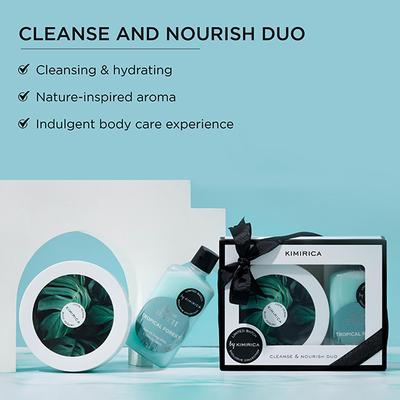 Kimirica Tropical Cleanse and Nourish Duo 100ml and 200ml 1's - Bath Kits & Sets