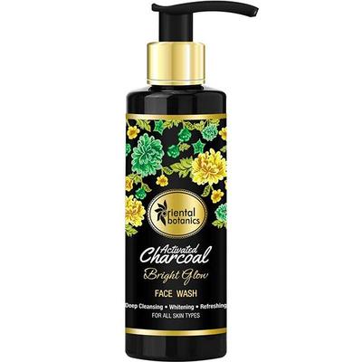 Oriental Botanics Activated Charcoal Bright Glow Face Wash 200 ml - Face Wash & Cleansers