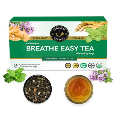 Teacurry Breathe Easy Tea Bags - Peppermint Licorice 30's - Teas