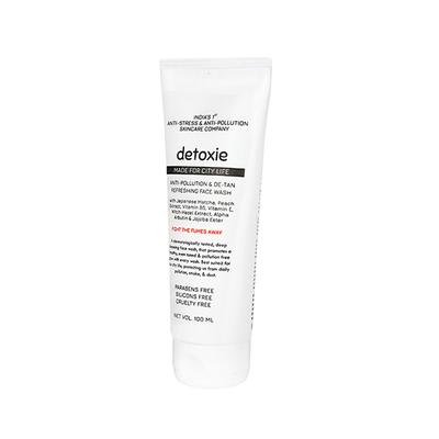 Detoxie Anti-Pollution & De-Tan Refreshing Face Wash 100 ml - Face Wash & Cleansers
