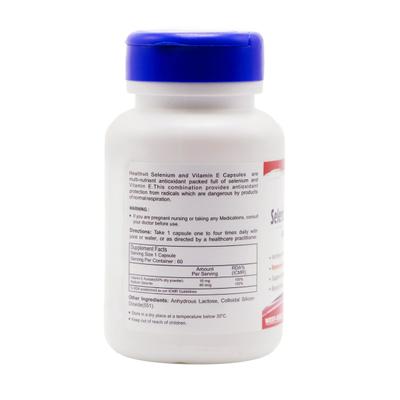 Healthvit Selenium 40 mcg Capsule 60's - Calcium And Minerals