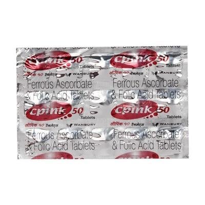 Cpink 50mg Tablet 15'S - Iron Supplement/Anaemia-Vma