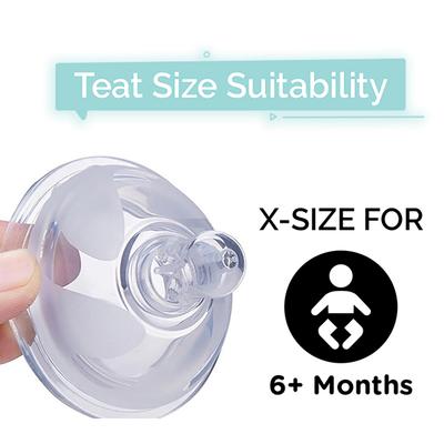 R for Rabbit Steel Extra Nipple Feeding Bottle (240 ml) - White - Feeding & Nursing
