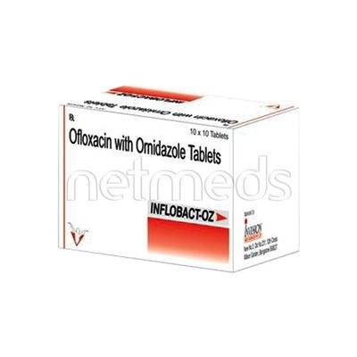 Inflobact OZ Tablet 10'S - Bacterial Infections-Qui