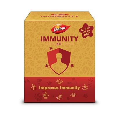 Dabur Immunity Kit (Dabur Honey 250 gm+Dabur Giloy Ki Ghanvati Tablet 40's+Dabur Honitus Syrup 100 ml) 383 gm - Health Products
