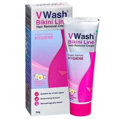 VWash Bikini Line Hair Removal Cream 50 gm - Shaving & Hair Removal